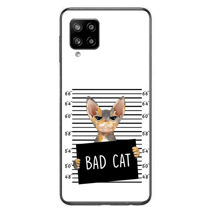 Custom Personalized Bad Cat Phone Case - Upto 2 Cats - Gift Idea For Cat Lover - Yes, We're Aware Of How Obnoxious - Case For iPhone And Samsung