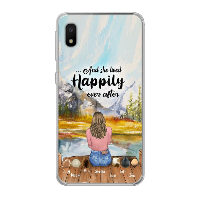 Custom Personalized Pet Phone Case - Gifts For Pet Lovers With 6 Pets - Case for Iphone and  Samsung