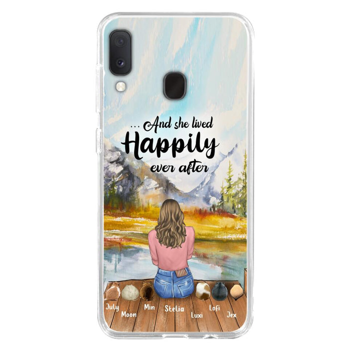 Custom Personalized Pet Phone Case - Gifts For Pet Lovers With 6 Pets - Case for Iphone and  Samsung