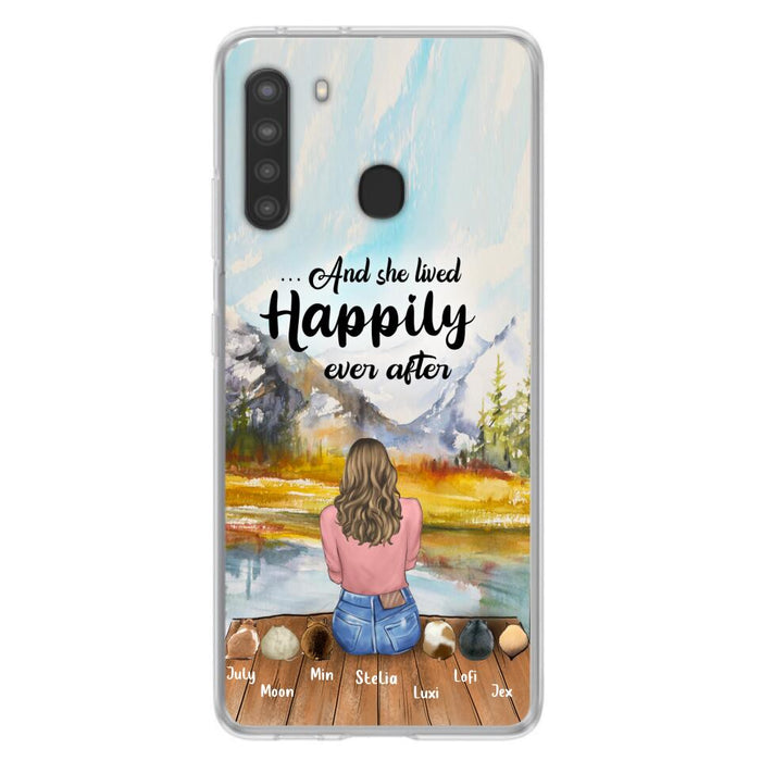 Custom Personalized Pet Phone Case - Gifts For Pet Lovers With 6 Pets - Case for Iphone and  Samsung