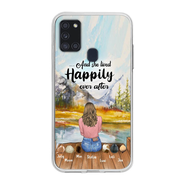 Custom Personalized Pet Phone Case - Gifts For Pet Lovers With 6 Pets - Case for Iphone and  Samsung