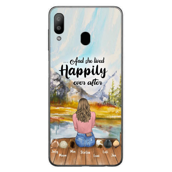 Custom Personalized Pet Phone Case - Gifts For Pet Lovers With 6 Pets - Case for Iphone and  Samsung