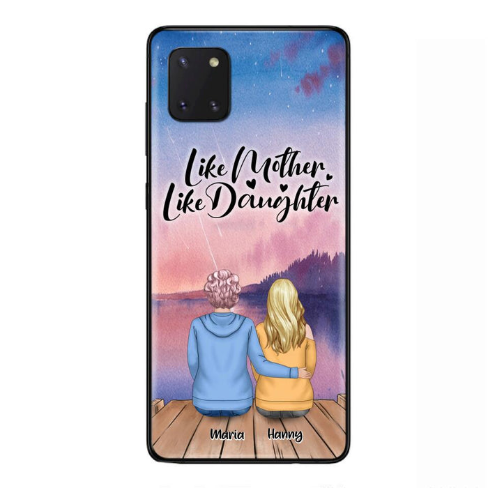 Custom Personalized Mom Phone Case - Gifts For Dog Lovers With Upto 3 Dogs - Like Mother Like Daughter