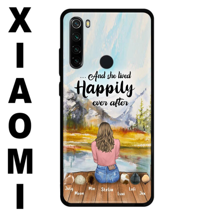 Personalized Dog Mom Phone Case - Up to 4 Dogs - And She Lived Happily Ever After