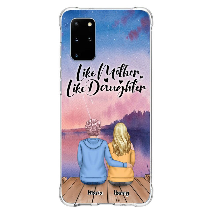 Custom Personalized Mom Phone Case - Gifts For Dog Lovers With Upto 3 Dogs - Like Mother Like Daughter