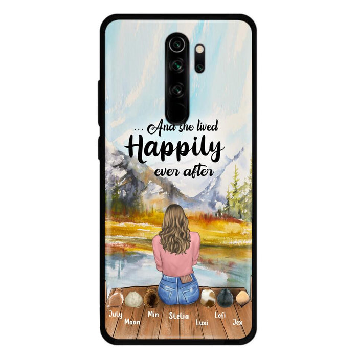 Personalized Dog Mom Phone Case - Up to 4 Dogs - And She Lived Happily Ever After