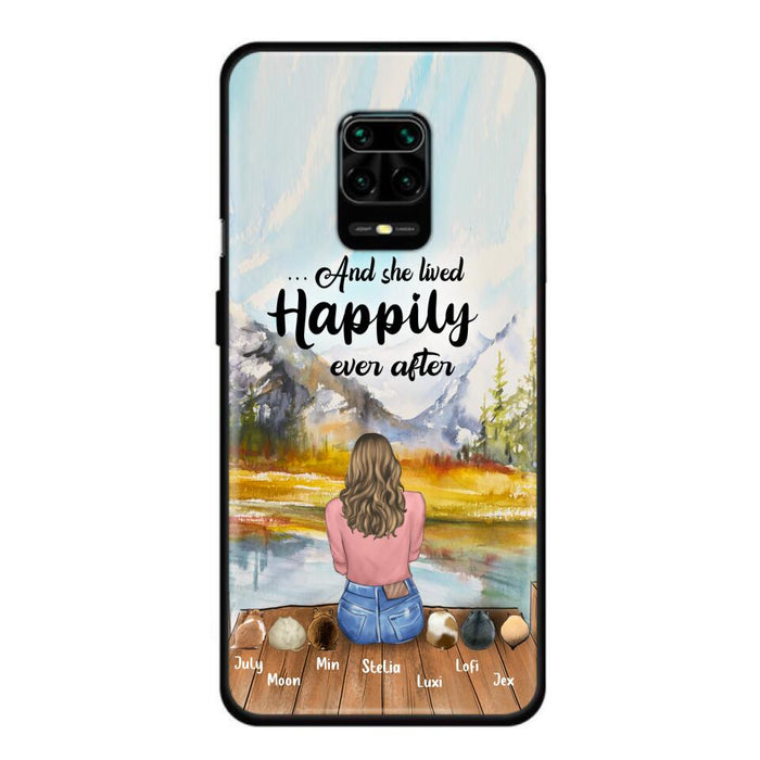 Personalized Dog Mom Phone Case - Up to 4 Dogs - And She Lived Happily Ever After