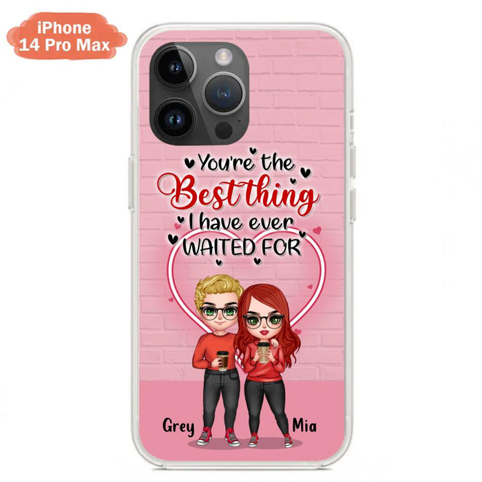 Custom Personalized Couple Phone Case - Valentine's Day Gift Idea For Couple - I love My Wife Awesome Wife - Case For iPhone And Samsung