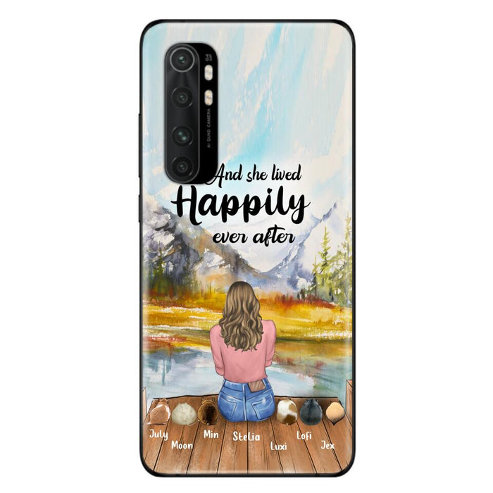 Personalized Dog Mom Phone Case - Up to 4 Dogs - And She Lived Happily Ever After