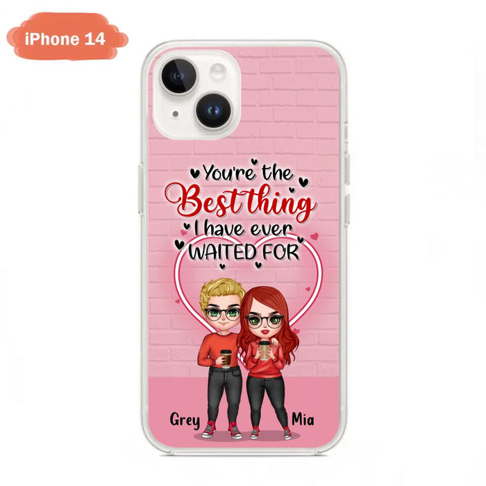 Custom Personalized Couple Phone Case - Valentine's Day Gift Idea For Couple - I love My Wife Awesome Wife - Case For iPhone And Samsung