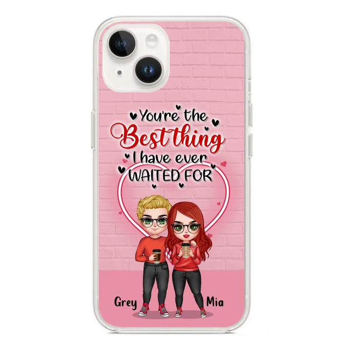 Custom Personalized Couple Phone Case - Valentine's Day Gift Idea For Couple - I love My Wife Awesome Wife - Case For iPhone And Samsung