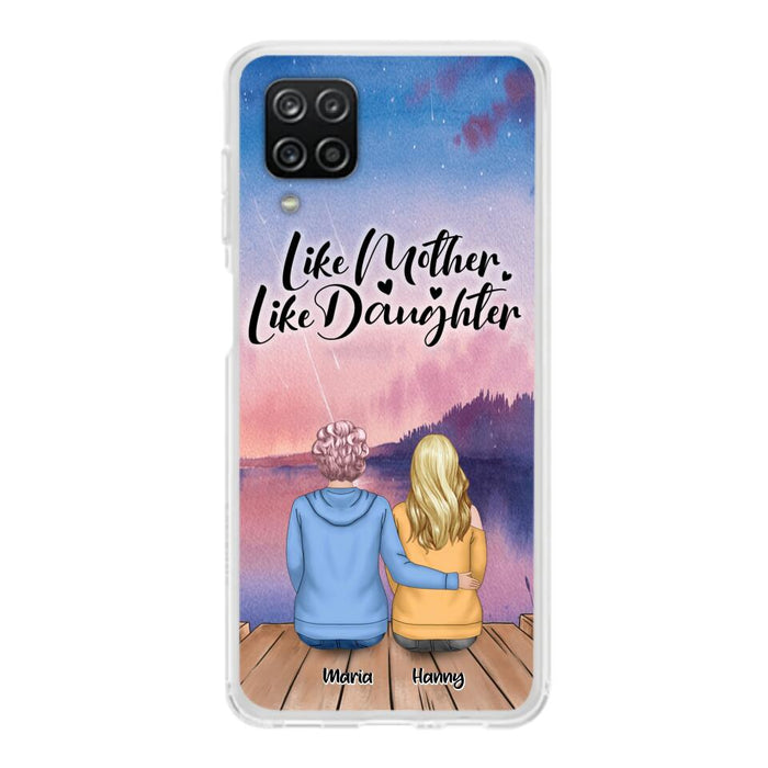 Custom Personalized Mom Phone Case - Gifts For Dog Lovers With Upto 3 Dogs - Like Mother Like Daughter