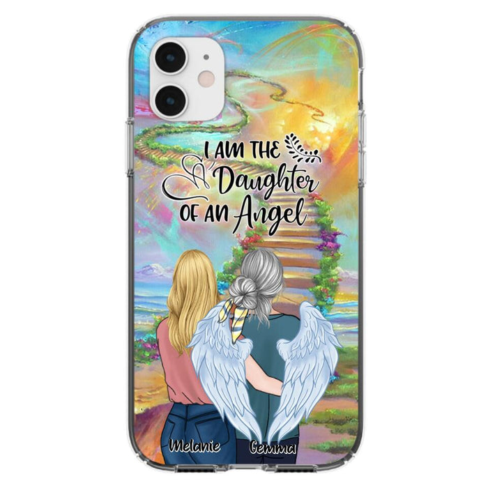 Custom Personalized Mom In The Heaven Phone Case - Mom And Daughter - Best Memorial Gift - Phone Case For iPhone And Samsung