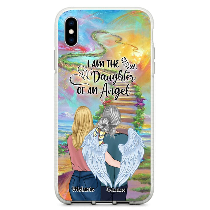 Custom Personalized Mom In The Heaven Phone Case - Mom And Daughter - Best Memorial Gift - Phone Case For iPhone And Samsung