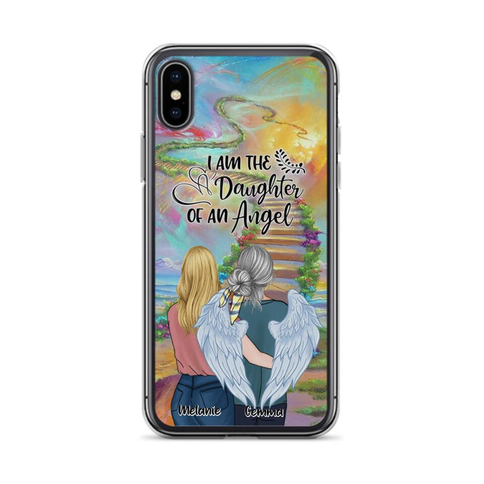 Custom Personalized Mom In The Heaven Phone Case - Mom And Daughter - Best Memorial Gift - Phone Case For iPhone And Samsung