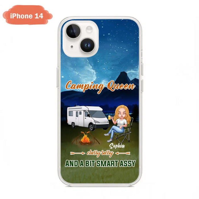 Custom Personalized Camping Queen Phone Case - Gift Idea For Camping Lover - Case For iPhone And Samsung