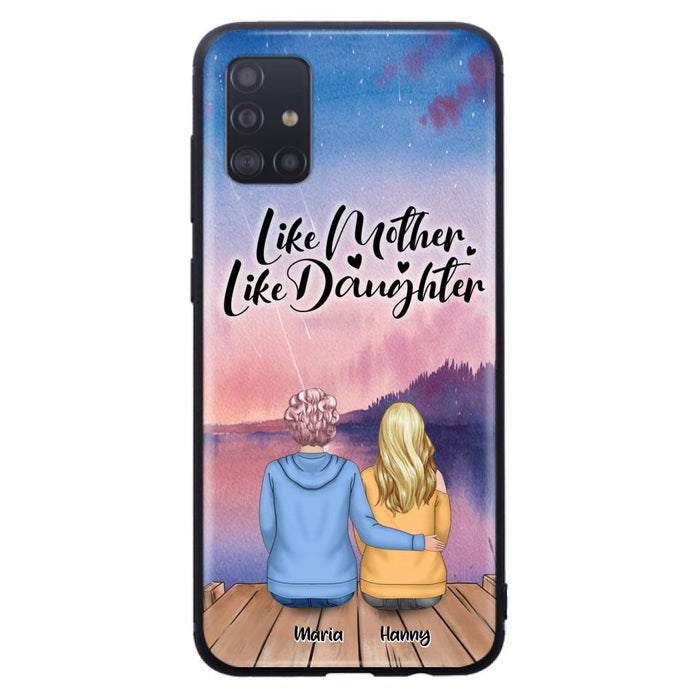 Custom Personalized Mom Phone Case - Gifts For Dog Lovers With Upto 3 Dogs - Like Mother Like Daughter