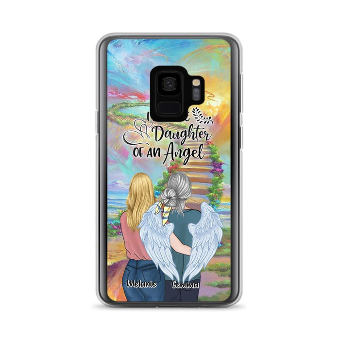 Custom Personalized Mom In The Heaven Phone Case - Mom And Daughter - Best Memorial Gift - Phone Case For iPhone And Samsung