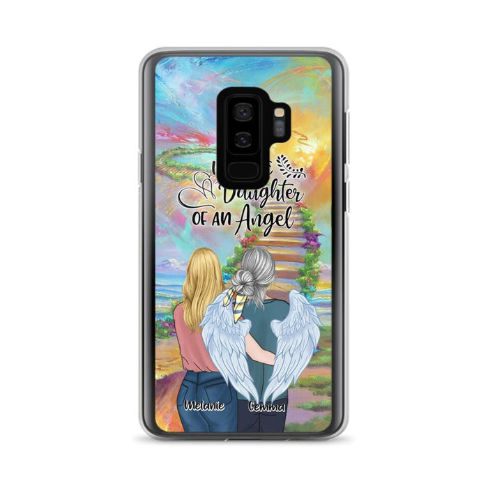 Custom Personalized Mom In The Heaven Phone Case - Mom And Daughter - Best Memorial Gift - Phone Case For iPhone And Samsung