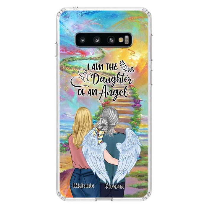 Custom Personalized Mom In The Heaven Phone Case - Mom And Daughter - Best Memorial Gift - Phone Case For iPhone And Samsung