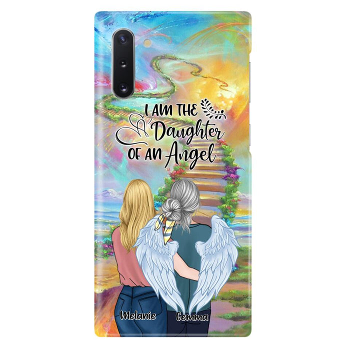 Custom Personalized Mom In The Heaven Phone Case - Mom And Daughter - Best Memorial Gift - Phone Case For iPhone And Samsung