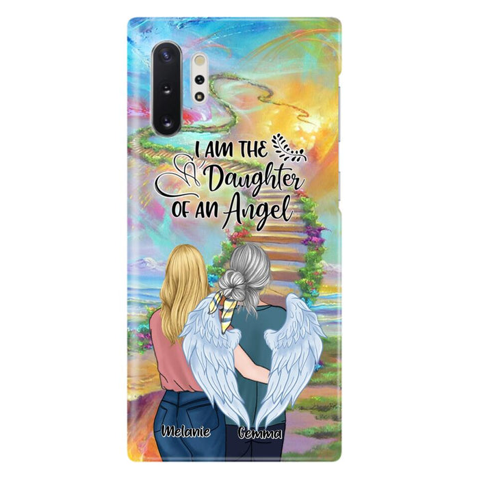 Custom Personalized Mom In The Heaven Phone Case - Mom And Daughter - Best Memorial Gift - Phone Case For iPhone And Samsung