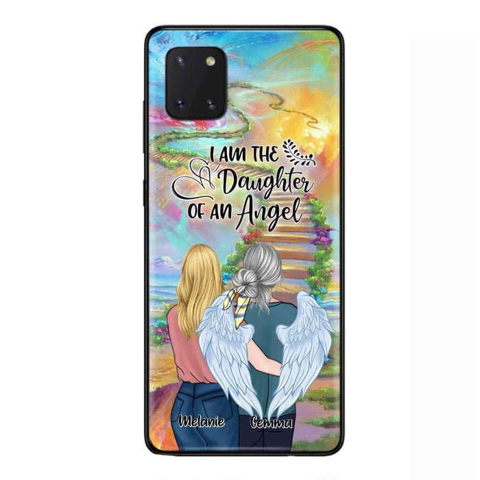 Custom Personalized Mom In The Heaven Phone Case - Mom And Daughter - Best Memorial Gift - Phone Case For iPhone And Samsung