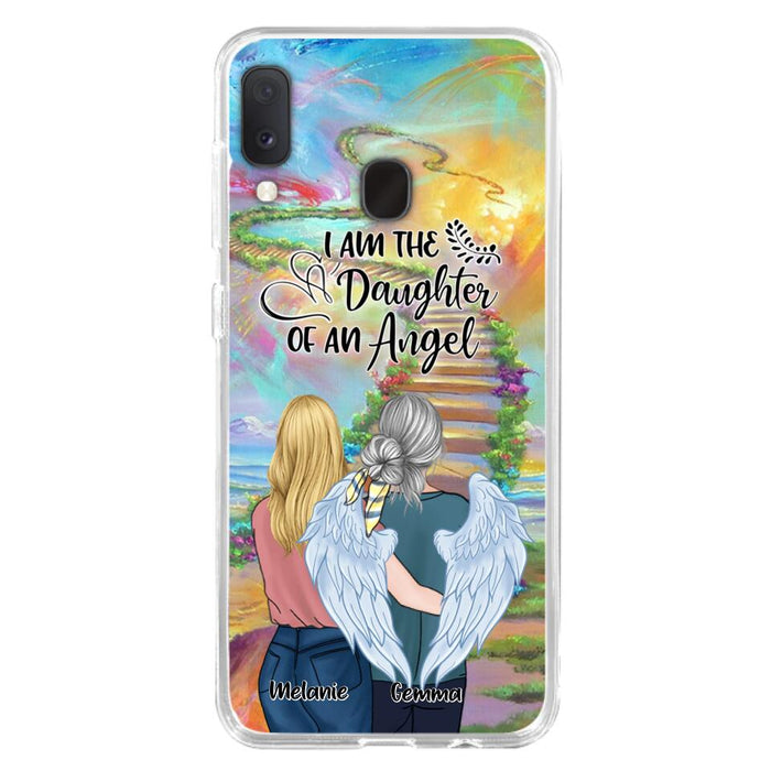 Custom Personalized Mom In The Heaven Phone Case - Mom And Daughter - Best Memorial Gift - Phone Case For iPhone And Samsung