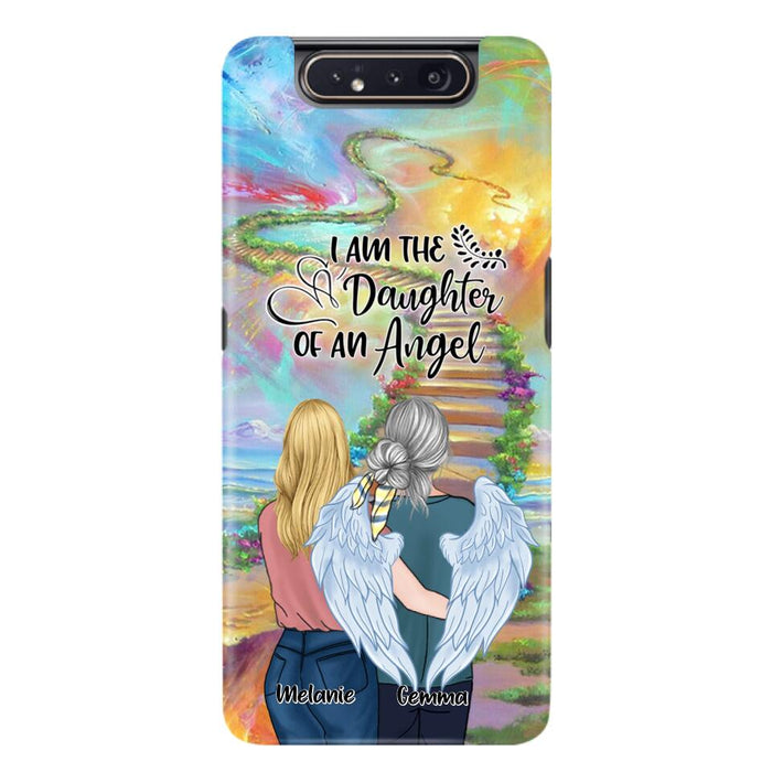 Custom Personalized Mom In The Heaven Phone Case - Mom And Daughter - Best Memorial Gift - Phone Case For iPhone And Samsung