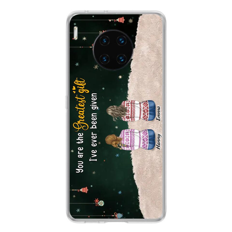 Personalized Christmas Friends Phone Case - Christmas Gift Idea For Friends/Sisters - Up to 12 People - You Are The Greatest Gift I've Ever Been Given - Case For Xiaomi, Oppo And Huawei