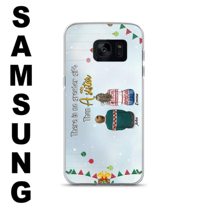 Custom Personalized Christmas Brothers & Sisters Phone Case - Christmas Gift Idea For Siblings - Upto 12 People - Life Is Better With Brothers & Sisters - Case For iPhone And Samsung