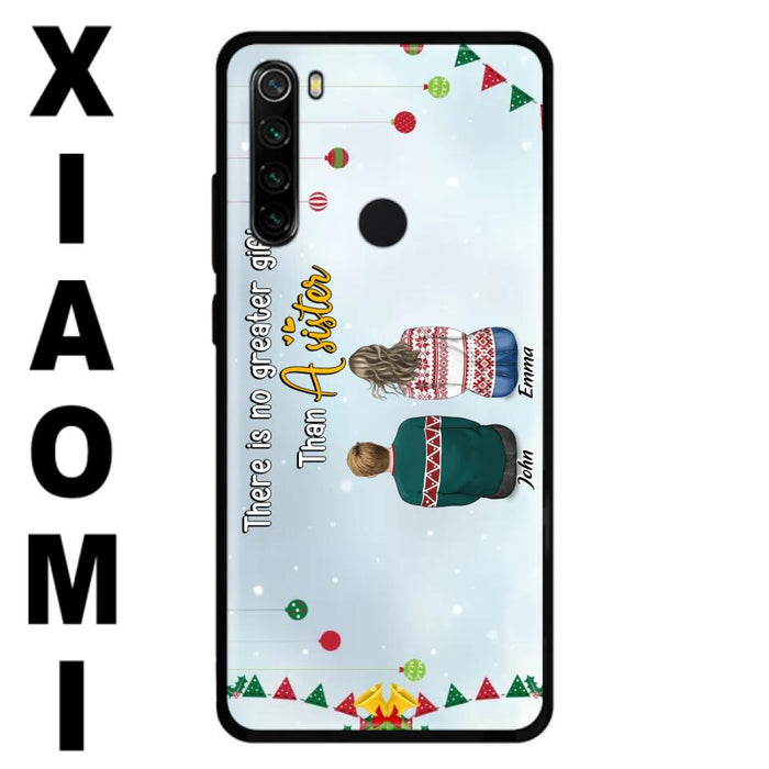 Custom Personalized Christmas Brothers & Sisters Phone Case - Christmas Gift Idea For Siblings - Upto 12 People - Life Is Better With Brothers & Sisters - Case For Xiaomi, Oppo And Huawei