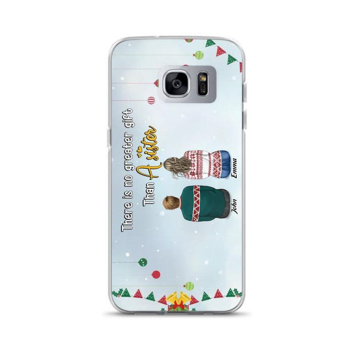 Custom Personalized Christmas Brothers & Sisters Phone Case - Christmas Gift Idea For Siblings - Upto 12 People - Life Is Better With Brothers & Sisters - Case For iPhone And Samsung