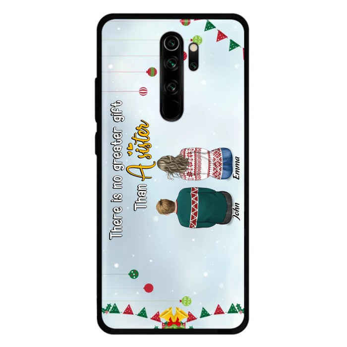 Custom Personalized Christmas Brothers & Sisters Phone Case - Christmas Gift Idea For Siblings - Upto 12 People - Life Is Better With Brothers & Sisters - Case For Xiaomi, Oppo And Huawei