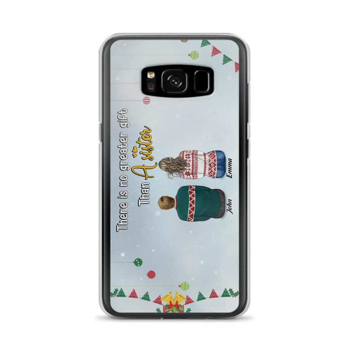 Custom Personalized Christmas Brothers & Sisters Phone Case - Christmas Gift Idea For Siblings - Upto 12 People - Life Is Better With Brothers & Sisters - Case For iPhone And Samsung