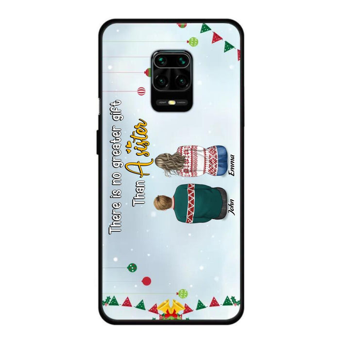 Custom Personalized Christmas Brothers & Sisters Phone Case - Christmas Gift Idea For Siblings - Upto 12 People - Life Is Better With Brothers & Sisters - Case For Xiaomi, Oppo And Huawei