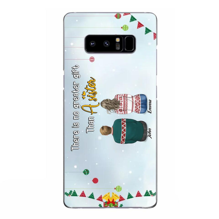 Custom Personalized Christmas Brothers & Sisters Phone Case - Christmas Gift Idea For Siblings - Upto 12 People - Life Is Better With Brothers & Sisters - Case For iPhone And Samsung