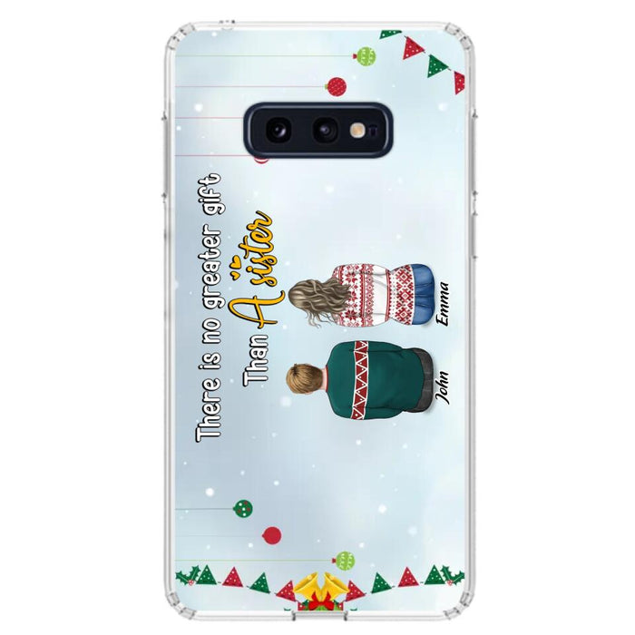 Custom Personalized Christmas Brothers & Sisters Phone Case - Christmas Gift Idea For Siblings - Upto 12 People - Life Is Better With Brothers & Sisters - Case For iPhone And Samsung