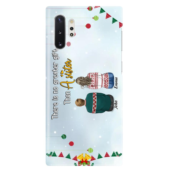 Custom Personalized Christmas Brothers & Sisters Phone Case - Christmas Gift Idea For Siblings - Upto 12 People - Life Is Better With Brothers & Sisters - Case For iPhone And Samsung