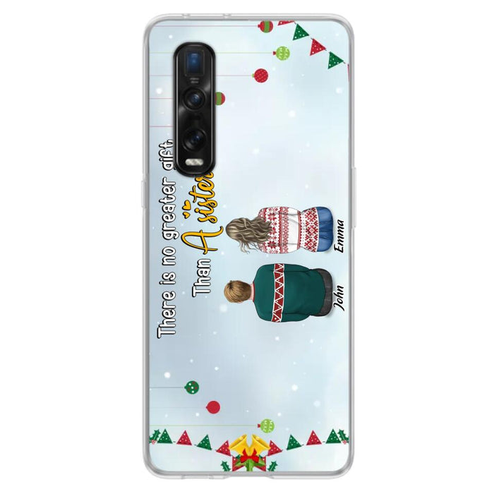 Custom Personalized Christmas Brothers & Sisters Phone Case - Christmas Gift Idea For Siblings - Upto 12 People - Life Is Better With Brothers & Sisters - Case For Xiaomi, Oppo And Huawei