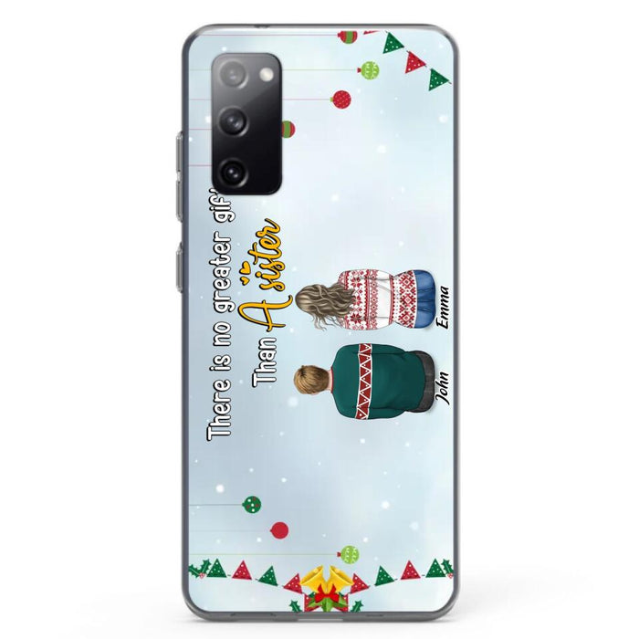 Custom Personalized Christmas Brothers & Sisters Phone Case - Christmas Gift Idea For Siblings - Upto 12 People - Life Is Better With Brothers & Sisters - Case For iPhone And Samsung