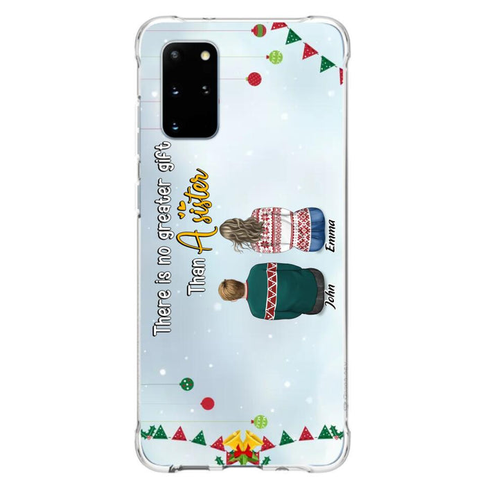 Custom Personalized Christmas Brothers & Sisters Phone Case - Christmas Gift Idea For Siblings - Upto 12 People - Life Is Better With Brothers & Sisters - Case For iPhone And Samsung