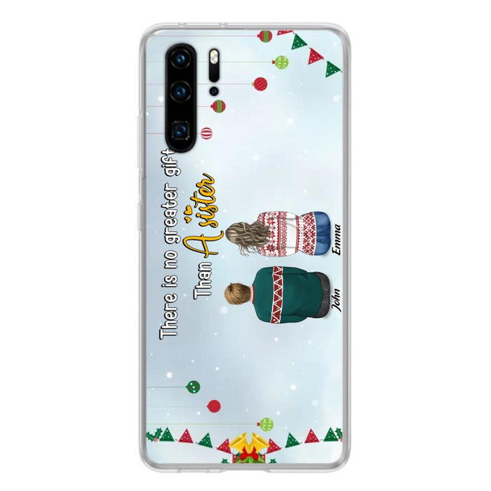 Custom Personalized Christmas Brothers & Sisters Phone Case - Christmas Gift Idea For Siblings - Upto 12 People - Life Is Better With Brothers & Sisters - Case For Xiaomi, Oppo And Huawei