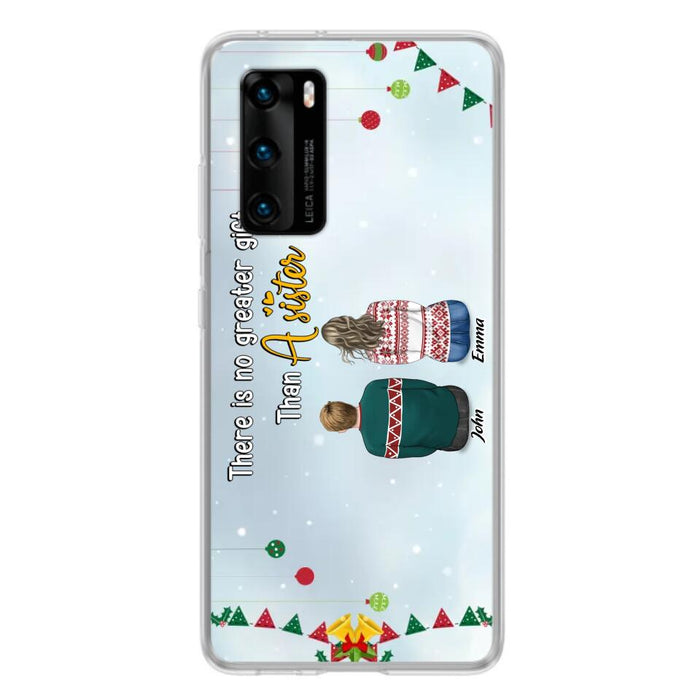 Custom Personalized Christmas Brothers & Sisters Phone Case - Christmas Gift Idea For Siblings - Upto 12 People - Life Is Better With Brothers & Sisters - Case For Xiaomi, Oppo And Huawei