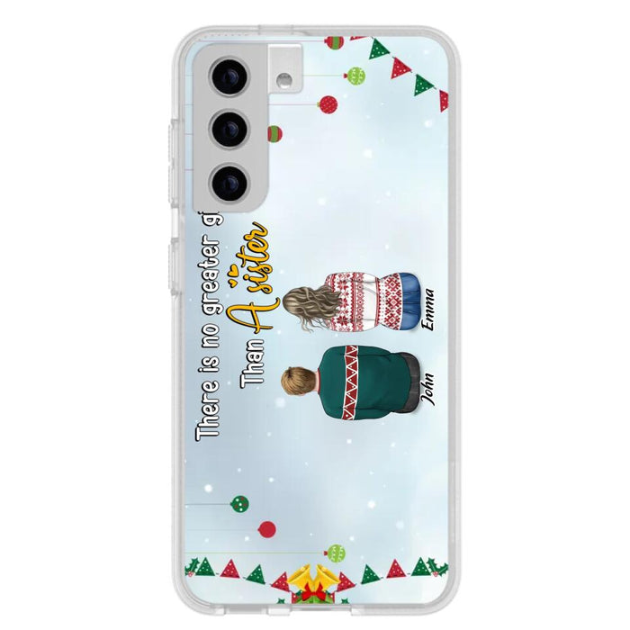 Custom Personalized Christmas Brothers & Sisters Phone Case - Christmas Gift Idea For Siblings - Upto 12 People - Life Is Better With Brothers & Sisters - Case For iPhone And Samsung