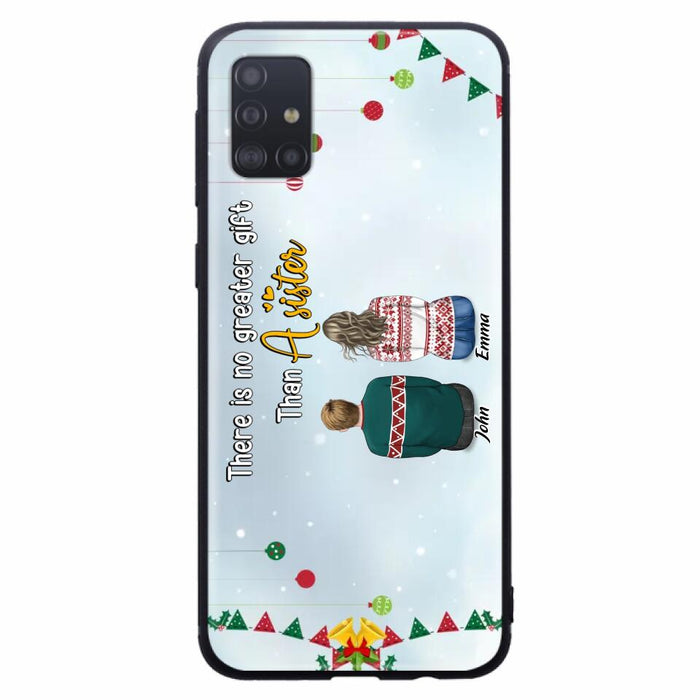 Custom Personalized Christmas Brothers & Sisters Phone Case - Christmas Gift Idea For Siblings - Upto 12 People - Life Is Better With Brothers & Sisters - Case For iPhone And Samsung