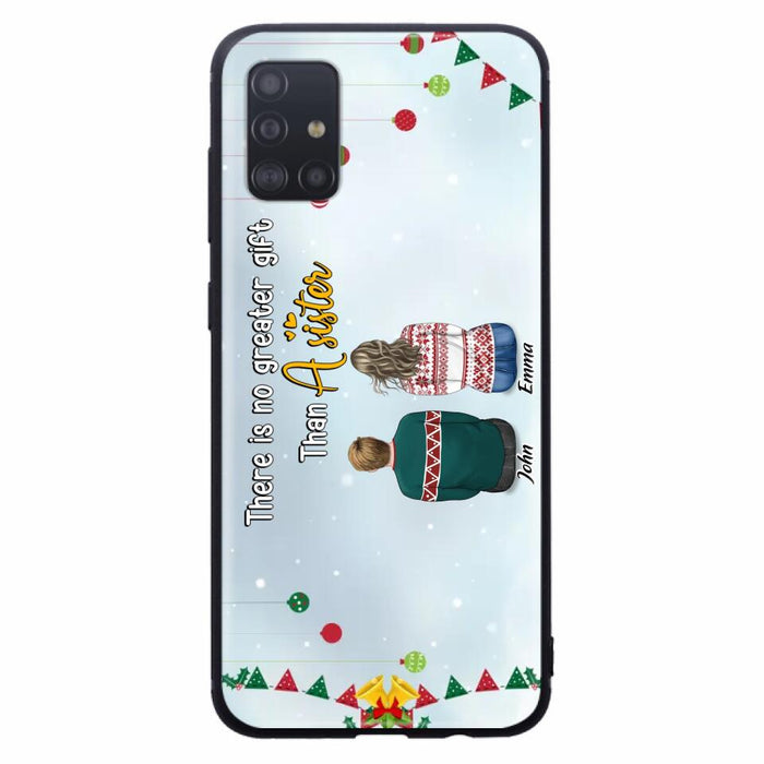 Custom Personalized Christmas Brothers & Sisters Phone Case - Christmas Gift Idea For Siblings - Upto 12 People - Life Is Better With Brothers & Sisters - Case For iPhone And Samsung