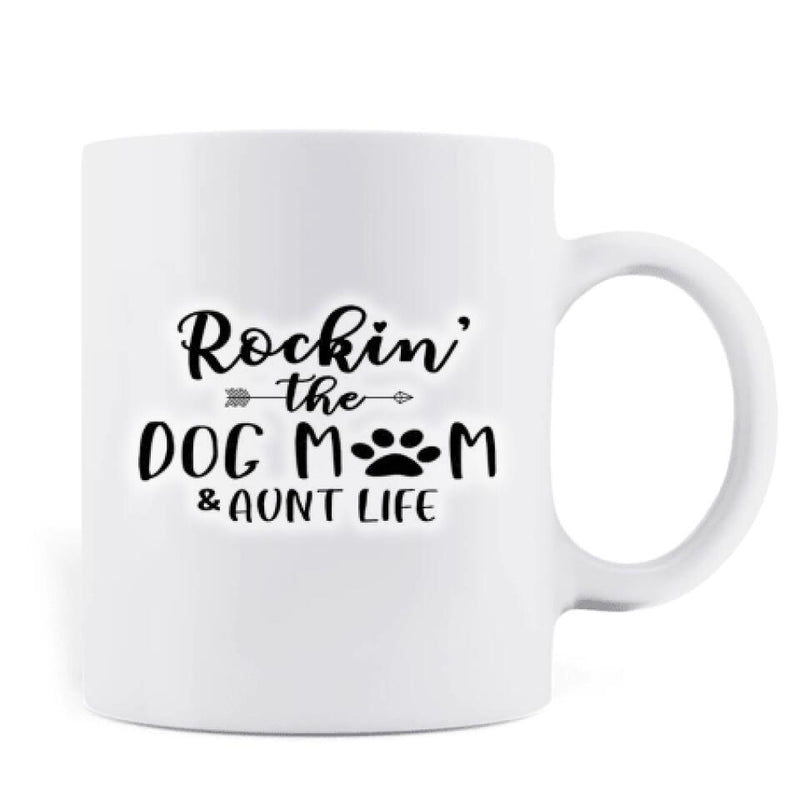 Personalized Dog Mom Coffee Mug - Gift For Dog Mom - Up to 3 Dogs