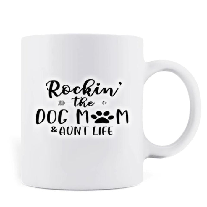 Custom Personalized Dog Mom Coffee Mug - Gift For Dog Mom - Up to 3 Dogs