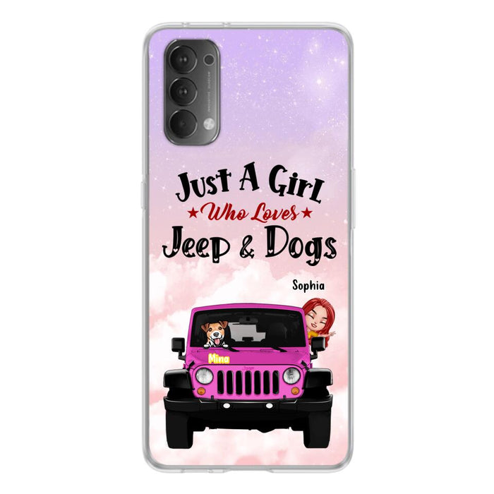 Custom Personalized Dog Mom &Off-road Phone Case - Up to 5 Dogs - Best Gift For Dog Lovers/Mother's Day - Just A Girl - Cases For Oppo, Xiaomi And Huawei